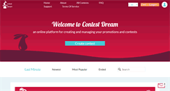 Desktop Screenshot of contestdream.com